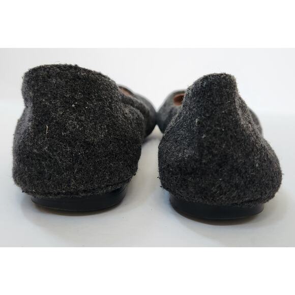 Vince Camuto Women’s VC-Ellen Ballet Flats 8M Pewter Wool Slip On Shoes - Picture 8 of 8